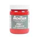 Tinta Acrilica P/ Tela 250ml Corfix 056- Vermelho Frances