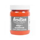 Tinta Acrilica p/ Tela 250ml Corfix G1 126 Laranja de Cadmio Tinta Acrilica p/ Tela 250ml Corfix G1 126 Laranja de Cadmio