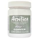 Tinta Acrílica Pintura Tela Branco Titânio 250ml Corfix