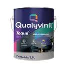 Tinta Acrílica Premium Toque de Brilho Qualyvinil 3,6L - Branco Tinta Acrílica Premium Toque de Brilho Qualyvinil 3,6L - Branco