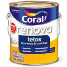 Tinta Acrílica Renova Tetos Banheiros & Cozinhas Branco 3,6 Litros - CORAL