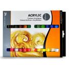 Tinta Acrílica Simply Daler Rowney 12ml C/ 24 Bisnagas