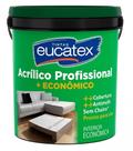 Tinta Acrílico Profissional Branco - Pronto p/ uso - 18L Eucatex Tinta Acrílico Profissional Branco - Pronto p/ uso - 18L Eucatex