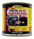 Tinta Alta Temp Preto 600 P/ Chaminés Fornos Lareira 220ml Tinta Alta Temp Preto 600 P/ Chaminés Fornos Lareira 220ml