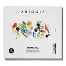 Tinta Aquarela Em Tubo Misci Estojo C/ 24 Cores 6ml Artools