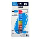 Tinta Aquarela Em Tubo Pébéo 12 Cores 12ml Tinta Aquarela Em Tubo Pébéo 12 Cores 12ml