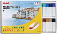Tinta Aquarela Pentel 24 cores Water colors HTP-24 Tinta Aquarela Pentel 24 cores Water colors HTP-24
