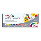 Tinta Aquarela Pentel Arts Water Colours com 15 cores WFRS-15 Tinta Aquarela Pentel Arts Water Colours com 15 cores WFRS-15
