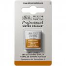 Tinta Aquarela Winsor & Newton Profissional Pastilha S1 076 Burnt Umber