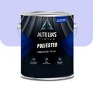 Tinta Automotiva Poliéster Prata Dublin Ford 900Ml Autoluks