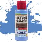 Tinta Betume Colors Acrilex 60ML Azul Caribe