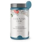 Tinta de giz multifuncional Country Chic para móveis, armários, decoração de casa, ecológica, acabamento fosco, primer e acabamento embutidos para madeira e metal Tide Pool (azul) Quartz de 32 oz (950 ml)