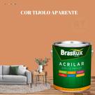 Tinta de Parede Cor Laranja Acrilar Fosca Antimofo Premium 3,2l