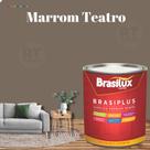 Tinta de Parede Semi Brilho Marrom 800ml Brasiplus Acrilica Lavável. Tinta de Parede Semi Brilho Marrom 800ml Brasiplus Acrilica Lavável.