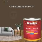 Tinta de Parede Semi Brilho Marrom 800ml Brasiplus Acrilica Lavável. Tinta de Parede Semi Brilho Marrom 800ml Brasiplus Acrilica Lavável.