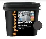 Tinta de piso novopiso cinza chumbo fosco 3,6l - hydronorth