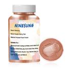 Tinta de revestimento em pó ninesung para superfícies metálicas 120mL em ouro rosa