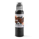 Tinta de tatuagem World Famous Outlining Black 120 ml vegana não tóxica