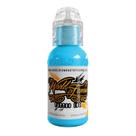 Tinta de tatuagem World Famous Rainbow Blue 30ml vegana não tóxica