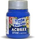 Tinta de tecido 37ml Acrilex Azul Ultramar 543 Tinta de tecido 37ml Acrilex Azul Ultramar 543