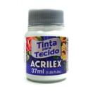 Tinta de tecido 37ml Acrilex -Branco 519 Tinta de tecido 37ml Acrilex -Branco 519