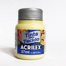 Tinta de tecido Acrilex amarelo bebê 808 37ml Tinta de tecido Acrilex amarelo bebê 808 37ml