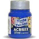 Tinta de tecido Acrilex azul ultramar 543 37ml