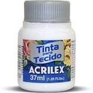Tinta de tecido Acrilex branco 519 37ml