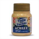 Tinta de tecido Acrilex ouro metálica 532 37ml