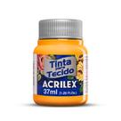 Tinta de tecido amarela