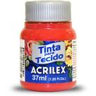 Tinta de Tecido Fosca 04140 37ml Vermelho Natal 984 Acrilex