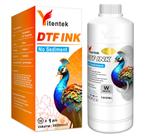 Tinta de transferência DTF Yitentek No Sediment White 1000mL para filme PET