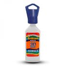 Tinta Dimensional Brilhante Relevo 3D 35ml Branco ACRILEX Tinta Dimensional Brilhante Relevo 3D 35ml Branco ACRILEX