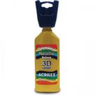 Tinta Dimensional Metálica 35ml - 532 Ouro Acrilex Tinta Dimensional Metálica 35ml - 532 Ouro Acrilex