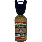 Tinta Dimensional Relevo 3D Glitter Ouro
