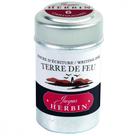 Tinta em Cartucho p/ Caneta Tinteiro Herbin Terre de Feu