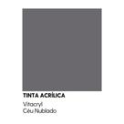 Tinta Emborrachada Acetinada Cinzas