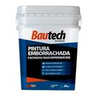Tinta Emborrachada Branca 20 Kilos - 22755/22723 - BAUTECH Tinta Emborrachada Branca 20 Kilos - 22755/22723 - BAUTECH