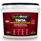 Tinta Emborrachada Branca Eurodecor 3,6Kg