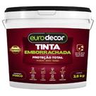 Tinta Emborrachada Fosca de 3,6 Kilos Branco - 01.01.06.0001 - EURODECOR Tinta Emborrachada Fosca de 3,6 Kilos Branco - 01.01.06.0001 - EURODECOR