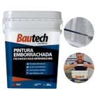 Tinta Emborrachada Impermeabilizante Branca 20kg Bautech