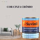 Tinta Epóxi Base Água Suvinil Cor Cinza Multissuperfícies Antimofo Lavável 800ml
