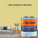 Tinta Epoxi Cozinhas e Banheiros Cor Amarelo Multissuperfícies 800ml Suvinil Base Água Antimofo Lavável.
