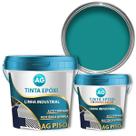 Tinta Epoxi Industrial Azul Turquesa AG - RAL5018 Tinta Epoxi Industrial Azul Turquesa AG - RAL5018