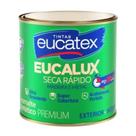 Tinta Esmalte Eucatex Cor Preto Fosco Resistente Madeira Metal Alta Qualidade 900ml