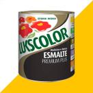 Tinta esmalte lukscolor alto brilho 900ml amarelo