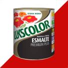 Tinta esmalte lukscolor alto brilho 900ml vermelho