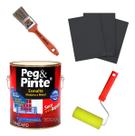 Tinta Esmalte Madeira Metal Parede Mdf 900ml Lixa Rolo
