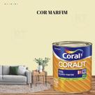 Tinta Esmalte Sintético Base Água Cor Amarelo 800ml Coral Coralit Total Zero Brilhante p/Madeiras e Metais e Pintura em Artesanato de MDF.