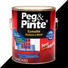 Tinta esmalte sintetico eucatex 3600ml preto brilhante peg pinte